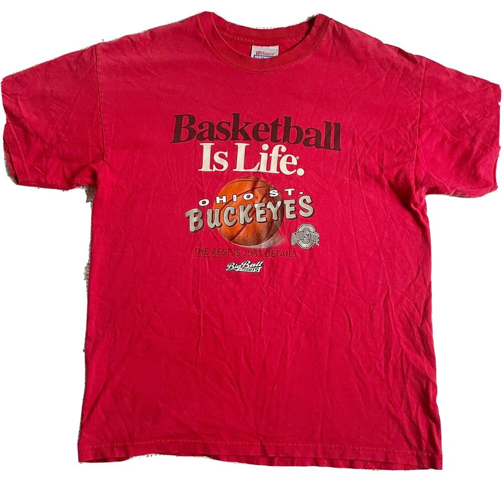 Vintage 90s OHIO STATE Basketball Is Life. The rest is just details. Sz Youth XL